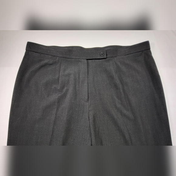 FOCUS 2000 Dark Gray Straight Leg Stretch Slacks - Size 18W - Picture 2 of 5